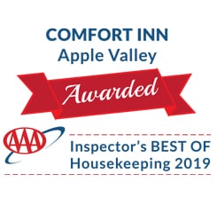 comfort inn apple valley aaa award housekeeping