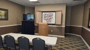 The meeting room at The Inn at Apple Valley